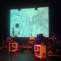 Videoscreening of Sheena Rose's work at Black Magic Woman Festival. © Sheena Rose
